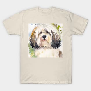 Havanese Watercolor Painting - Dog Lover Gifts T-Shirt